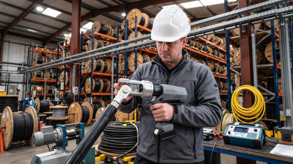 Alpha-Press AP-EB-630 electrical cable crimping tool for cables up to 630mm²