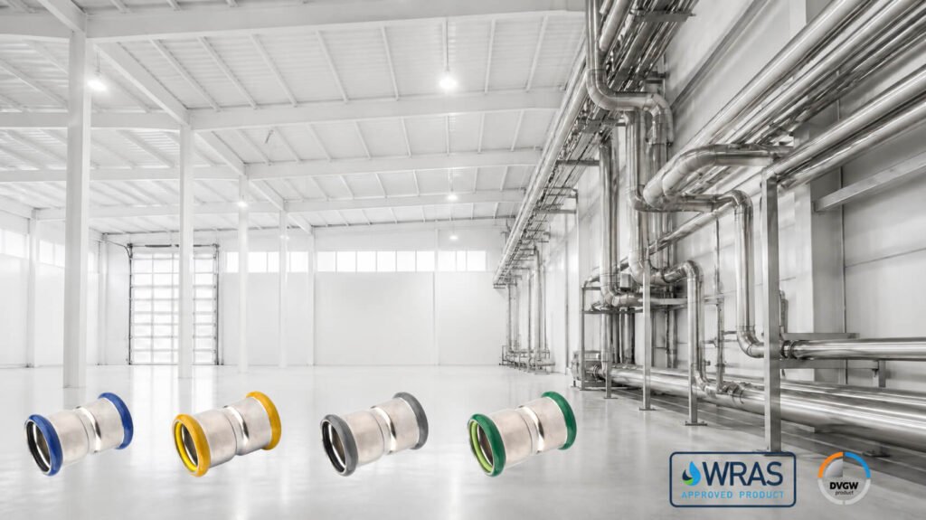 Beta-Press stainless steel press fittings for commercial applications